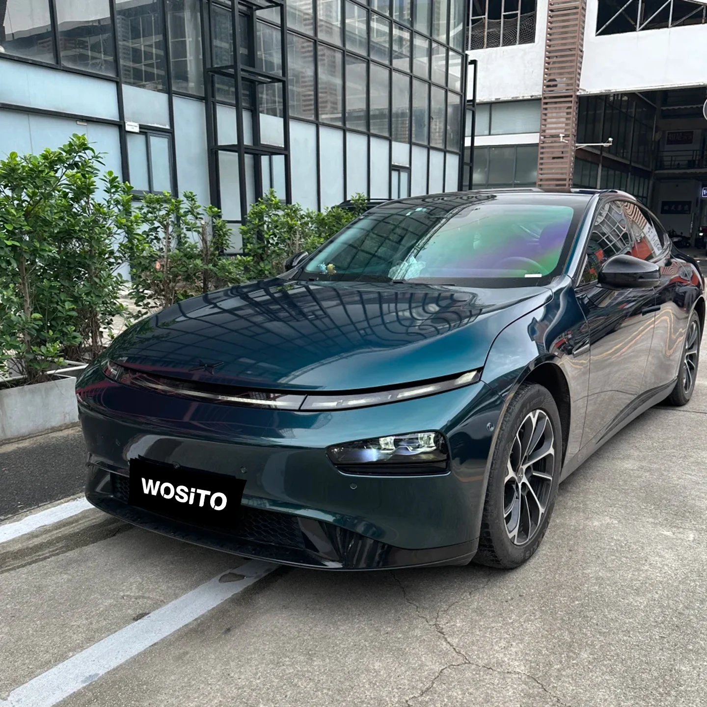 PET Dark Night Green Metallic Paint Car Color Film Anti UV Waterproof Car Bag - Factory Direct Sales of Automotive Vinyl