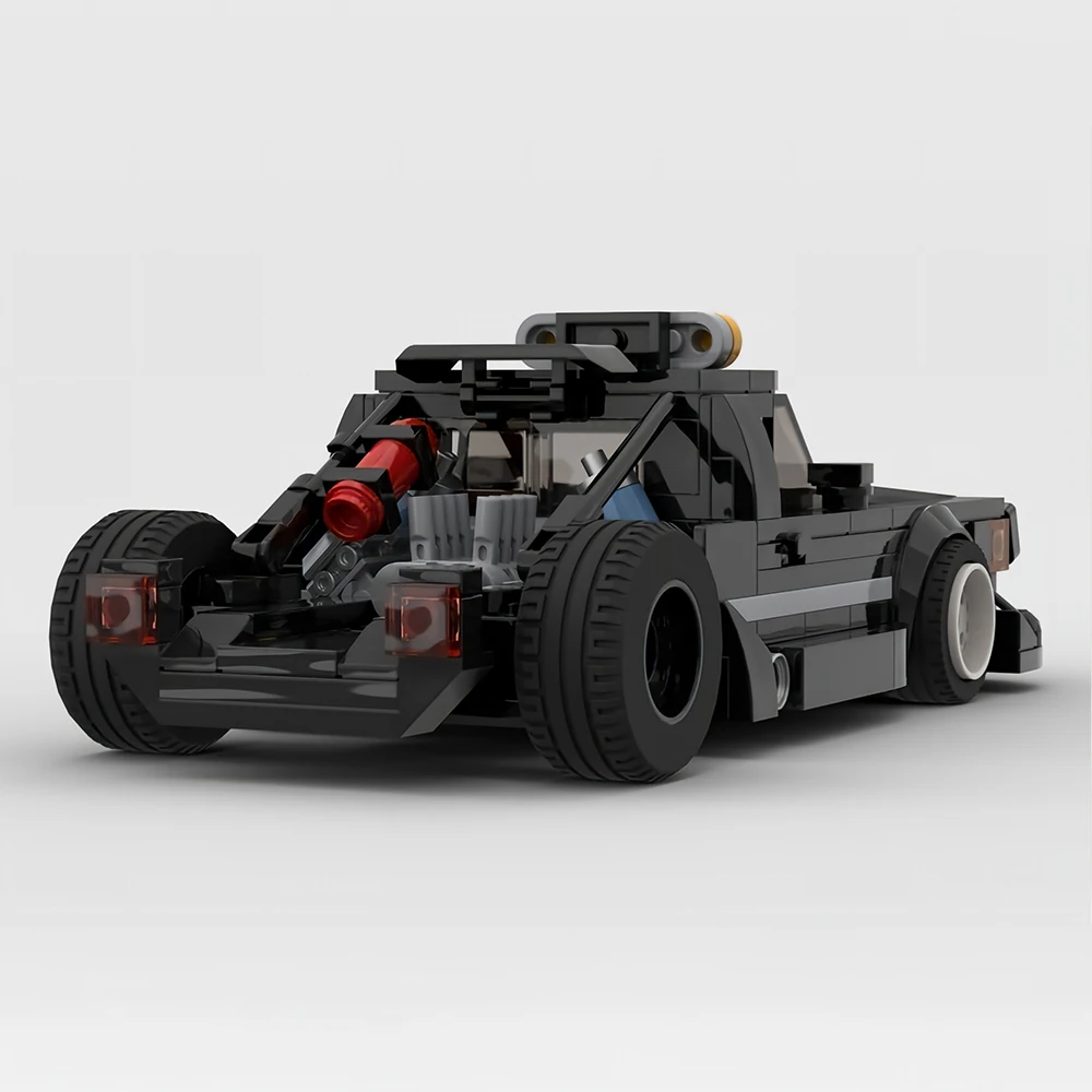 New MOC Speed ​​Series 1983 City Pickup Truck Model Building Blocks DIY Modular Racing Car Assembly Toy Adult Collectible Gift