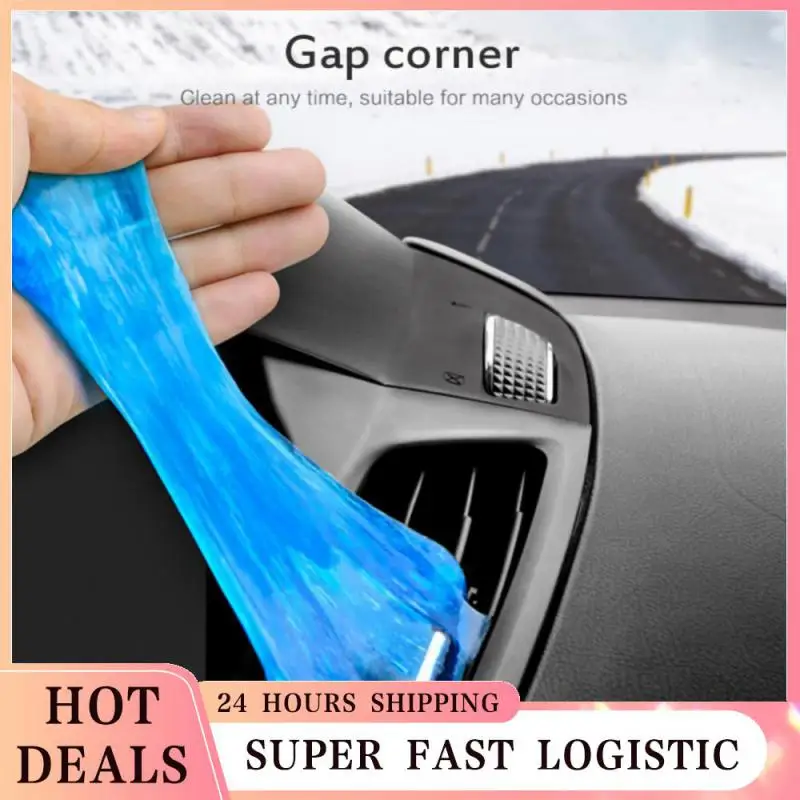 Crystal Cleaning Super Gel Automobile Interior Vent Computer Keyboard Mud Dust Dirt Cleaning Glue Cleaner Household Products