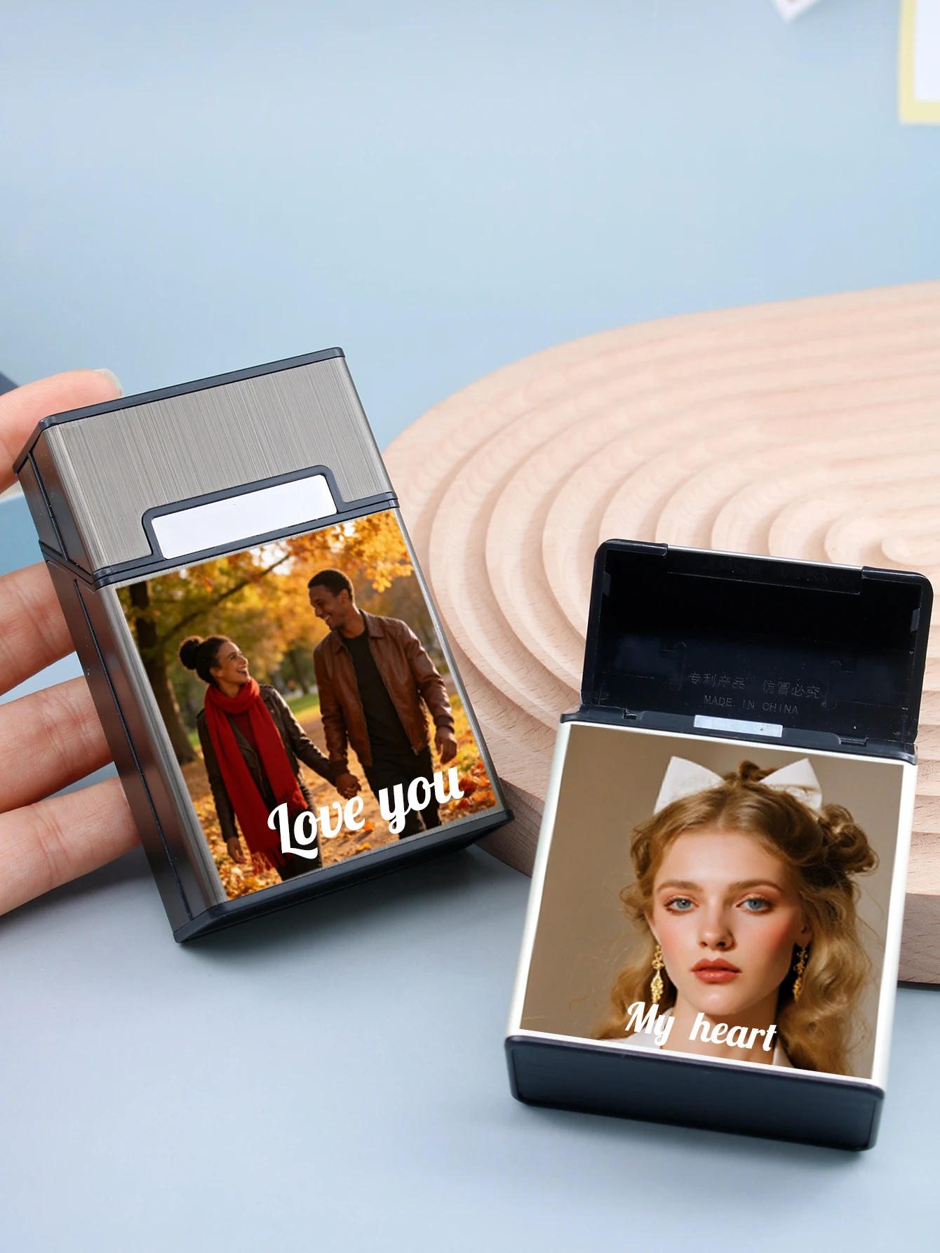stylish cigarette case Personalized Photo Cigarette Case Gift, Custom Image Holder Pocket  Accessory, Stylish Daily Carry Idea, Surprise Present,