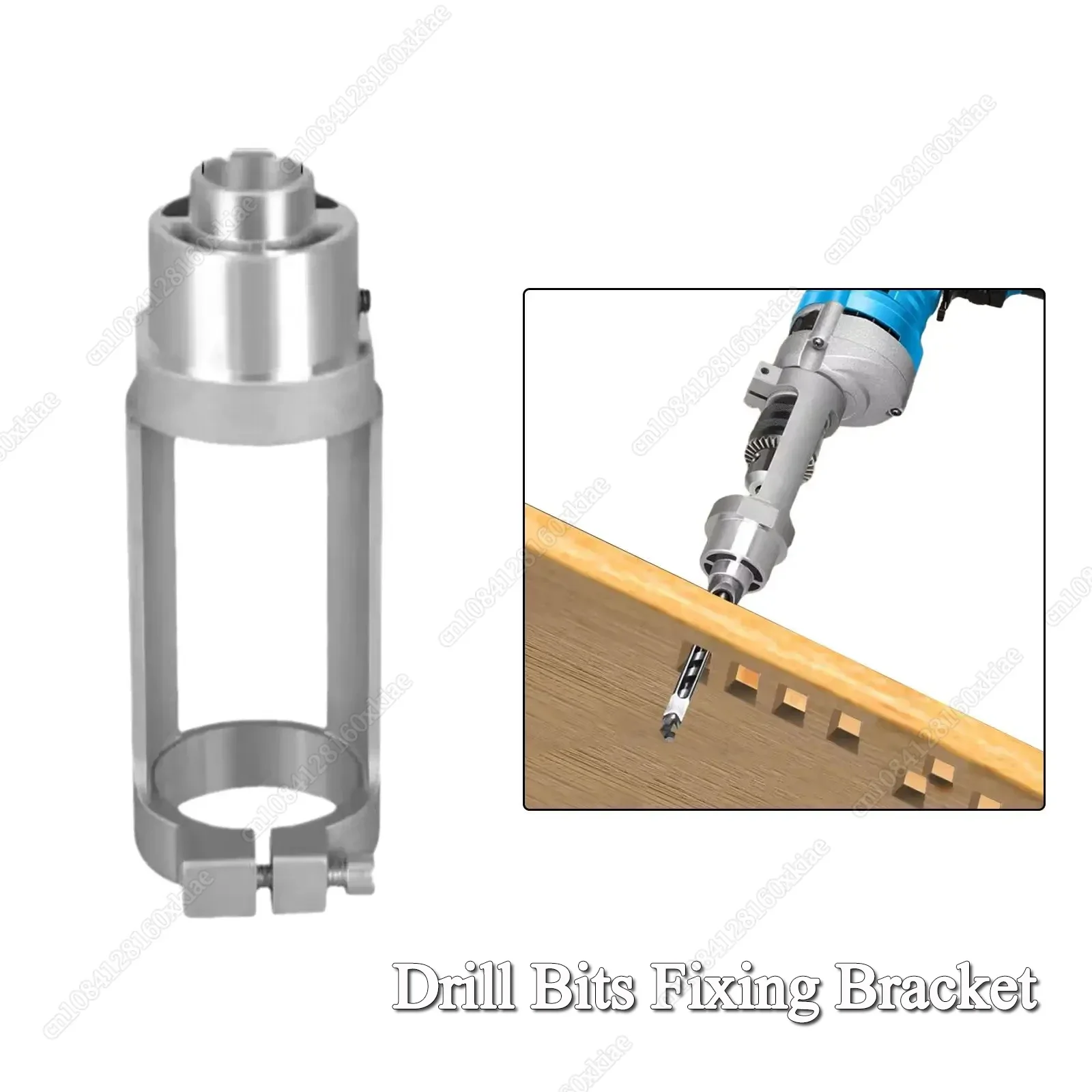 1Pc Square Hole Drill Bit Fixing Bracket Location Tool Sturdy Drill Accessories Durable Woodworking Positioning Tool Mortising