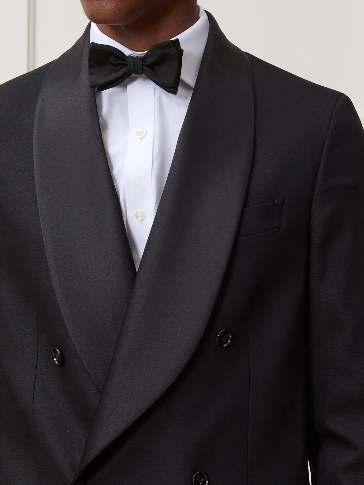 2-piece Men's Suit Set  Double-Breasted Suit Business Casual Plus Size Tailored Man Jacket +Pants