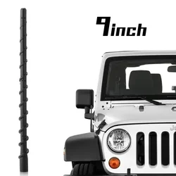 9inch Spiral Rubber Antenna Car Radio Antenna Replacement For Jeep Wrangler JK JL Gladiator JT Rubicon Sahara Sport 2007+