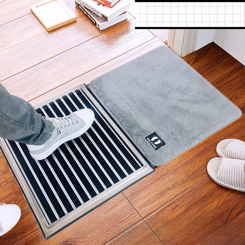 Sole cleaning floor mat entry disinfection foot pad door mat entry non-slip dust removal