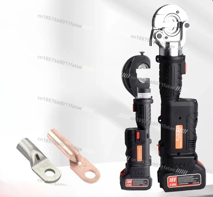 Mini 300 Straight Shank Electric Hydraulic Clamp Terminal Cable Copper Aluminum Nose Rechargeable Lithium Battery Copper