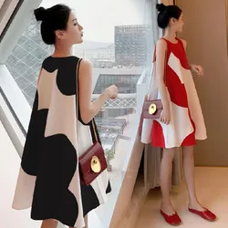 Maternity Dress Summer Korean Version Loose Maternity Dress Summer Long Holiday Pregnant Women Skirts Vestidos De Fotografía