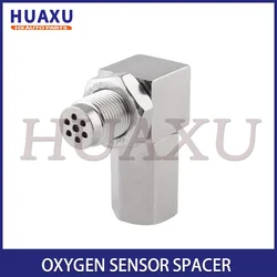 90 Degree Angled M18X1.5 Oxygen Sensor Spacer Oil Pressure Sensor Adapter Mini Catalytic Converter Check Engine Light Cel Fix