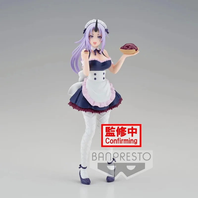 Bandai Original Banpresto Anime That Time I Got Reincarnated As A Slime Shion With Maid Dresses PVC Action Figure Model Toy Gift