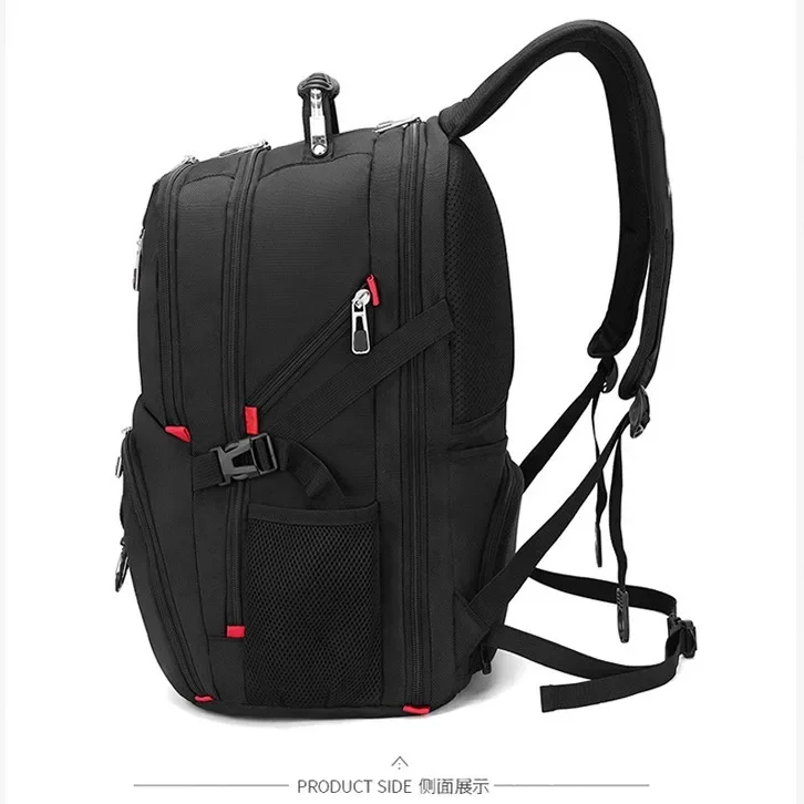 Wasserdichter Laptop-Rucksack aus Oxford-Gewebe mit großem Fassungsvermögen, Schul- und Reisetasche, Studentenrucksack, Reise- und Pendlerrucksack – Detail 6