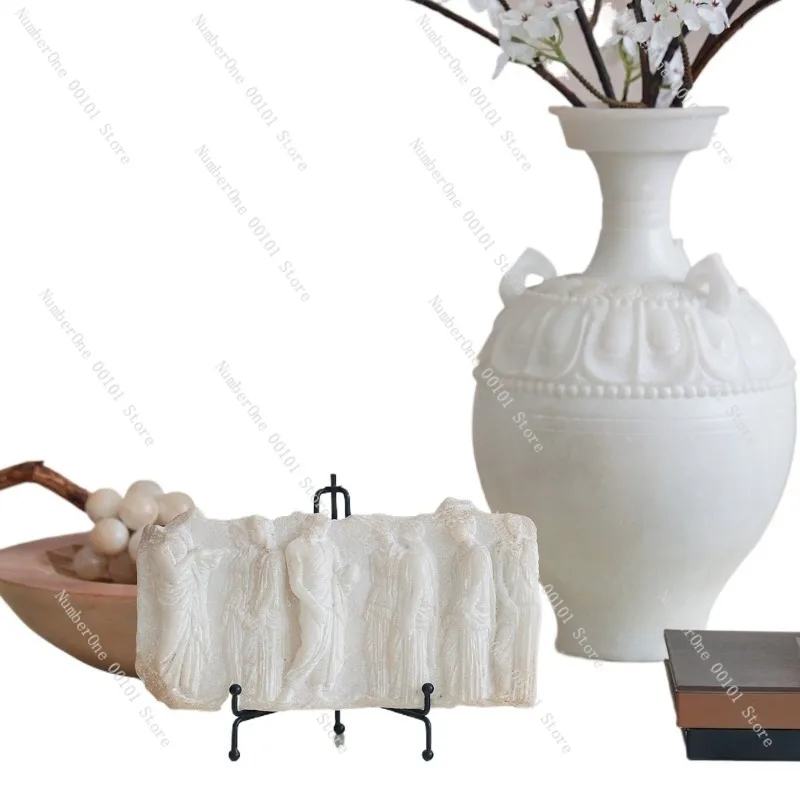 

Настенный декор в винтажном стиле с эффектом нефрита, скандинавский дизайн, для гостиной, прихожей, рабочего стола, настенное украшение