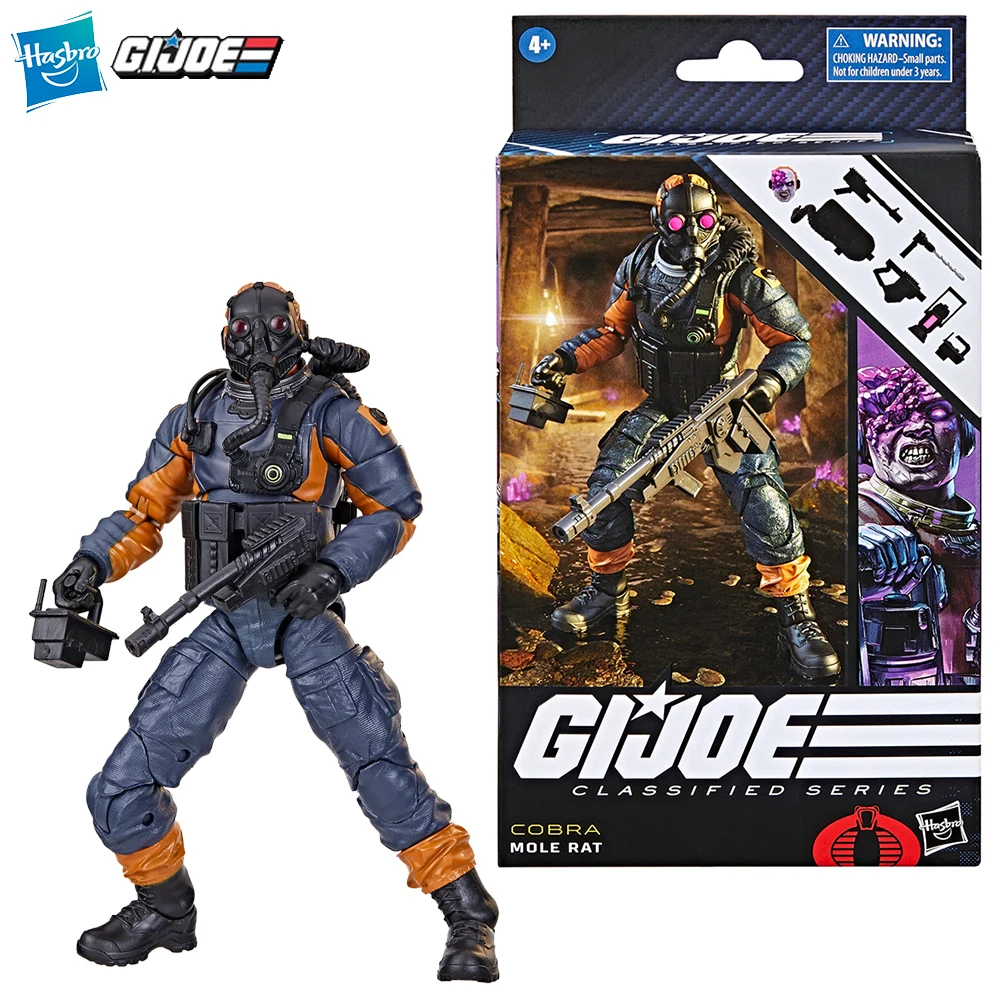 

[In-Stock] Hasbro G.I. Joe Classified Series #94 Mole Rat 15cm Nice Collectible Anime Action Figure Model Toys