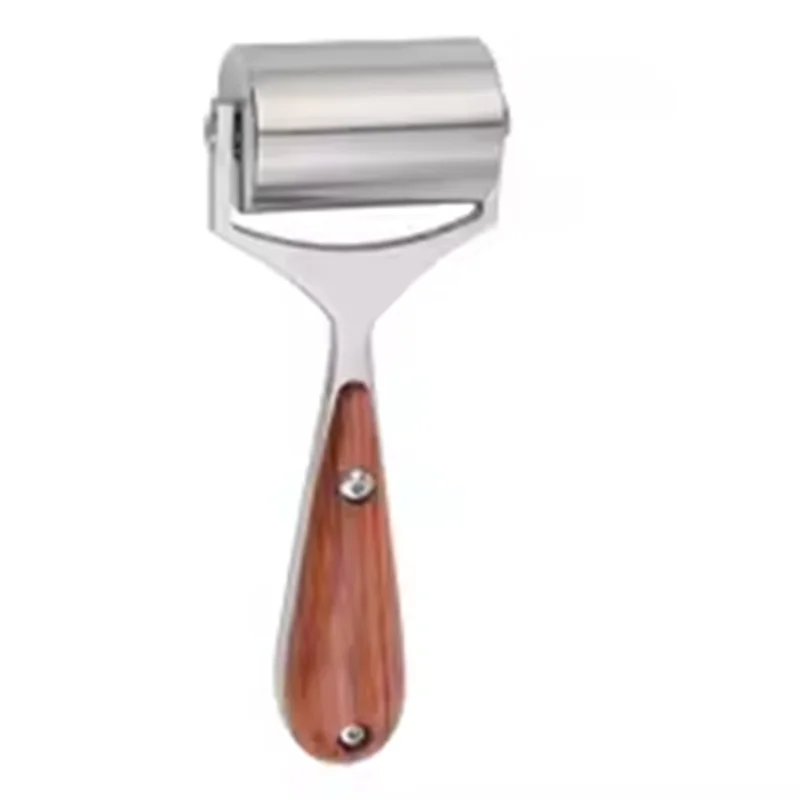 

ABBP-Craft более гладкий инструмент для биговки, кожаный валик, клеевые края, колесо для ламинирования, груша, деревянная ручка, стальной железный рулон, ручная работа