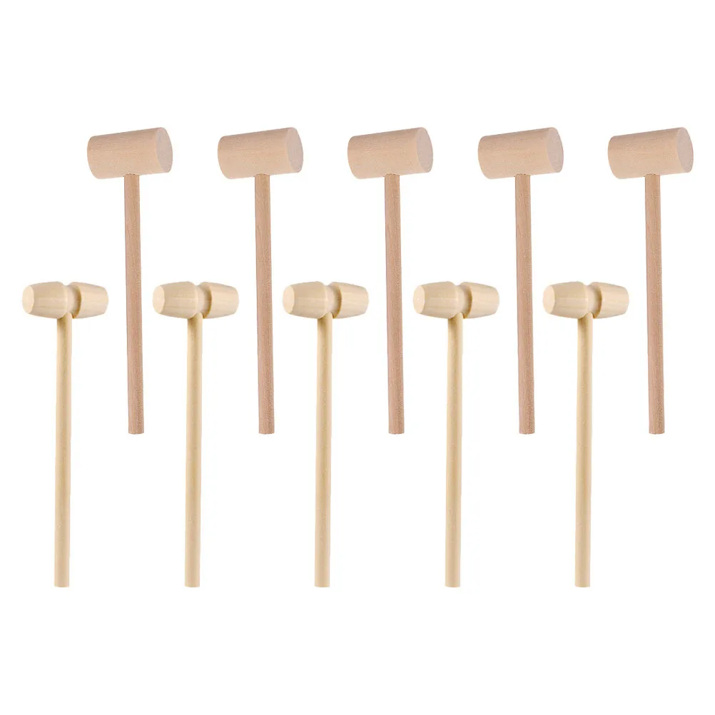 Juego de martillos de madera de 20 piezas, mazo ligero compacto para mariscos, cangrejo, camarones, langosta, ostras, manualidades Diy, herramienta para grietas de nueces