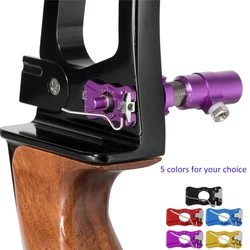 Toparchery Arrow Rest Hunting Recurve Bow Magnetic Arrow Rest Aluminum Alloy Left/Right Hands Outdoor Shooting Sports Accessory