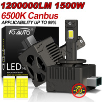 XSTORM D1S D2S LED Light Bulb 1200000LM 1500W D3S D4S LED Headlights D1R D2R D3R D4R Light Xenon Car Turbo Light 6500K Plug&Play