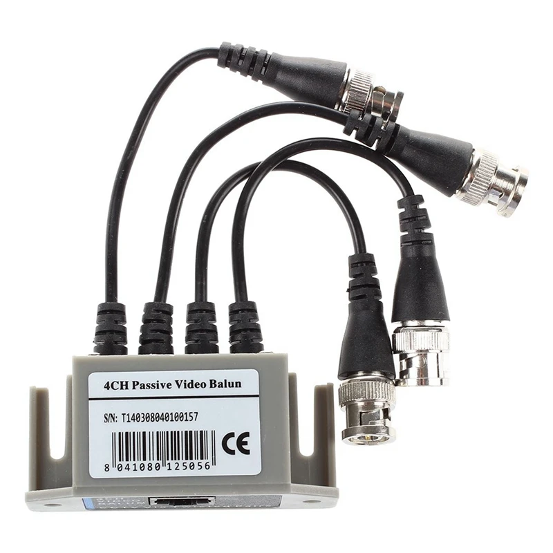 

3X 4-Channel Video Balun BNC UTP CAT5 Transmitter For CCTV/ Surveillance Camera Trend