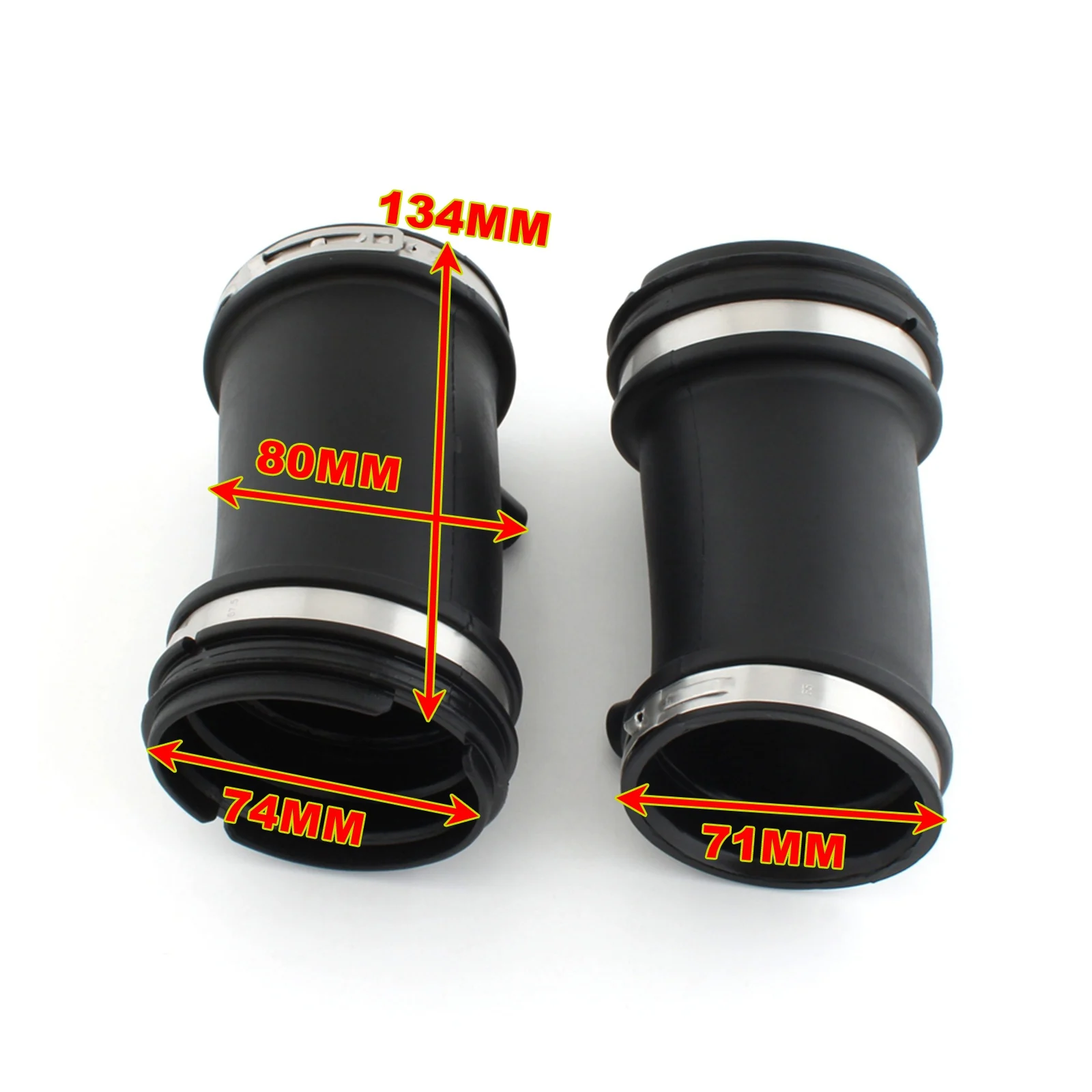 1 زوج صندوق فلتر الهواء أنابيب الشفط لسيارات BMW R1200GS 2014-2018 #5