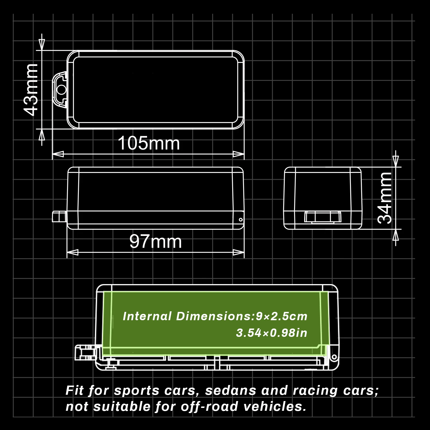 علبة عرض معلقة لسيارات موديل 1/64، صندوق تخزين شفاف مقاوم للغبار مع غطاء، منظم نموذج سيارة محمول