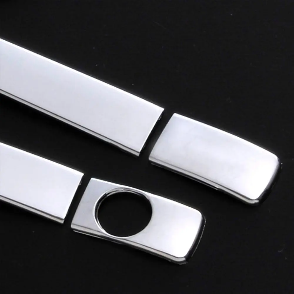 8PCS Accessories For Toyota Prius Alpha V ZVW40 Door Handle Cover Molding Trim with Keyhole  Car Styling Cover Accessories