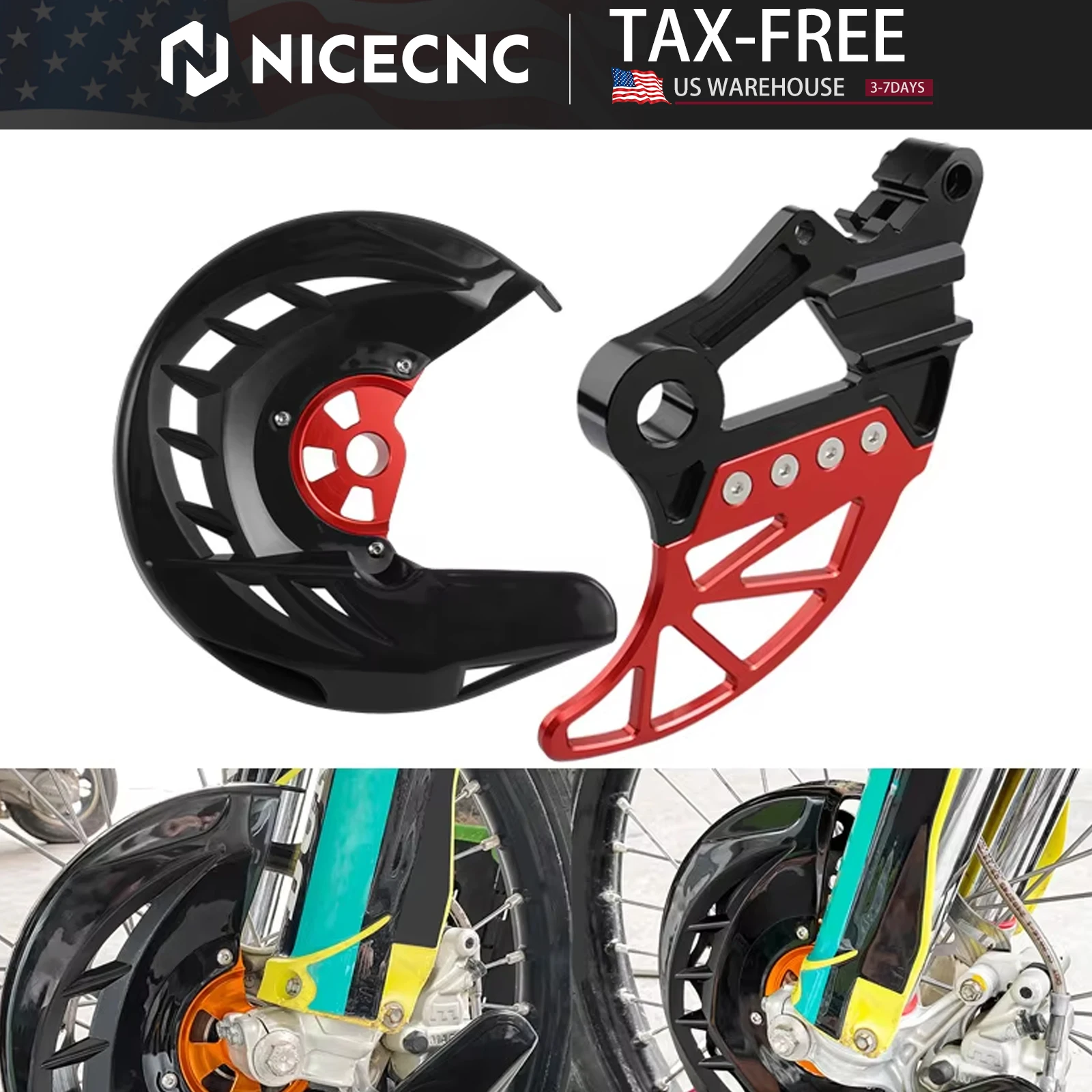 

2025 For Beta RR X-PRO 125 250 300 350 390 430 480 RR300 RR 125 200 250 300 2020-2025 2024 Front Rear Brake Disc Guard Cover Se