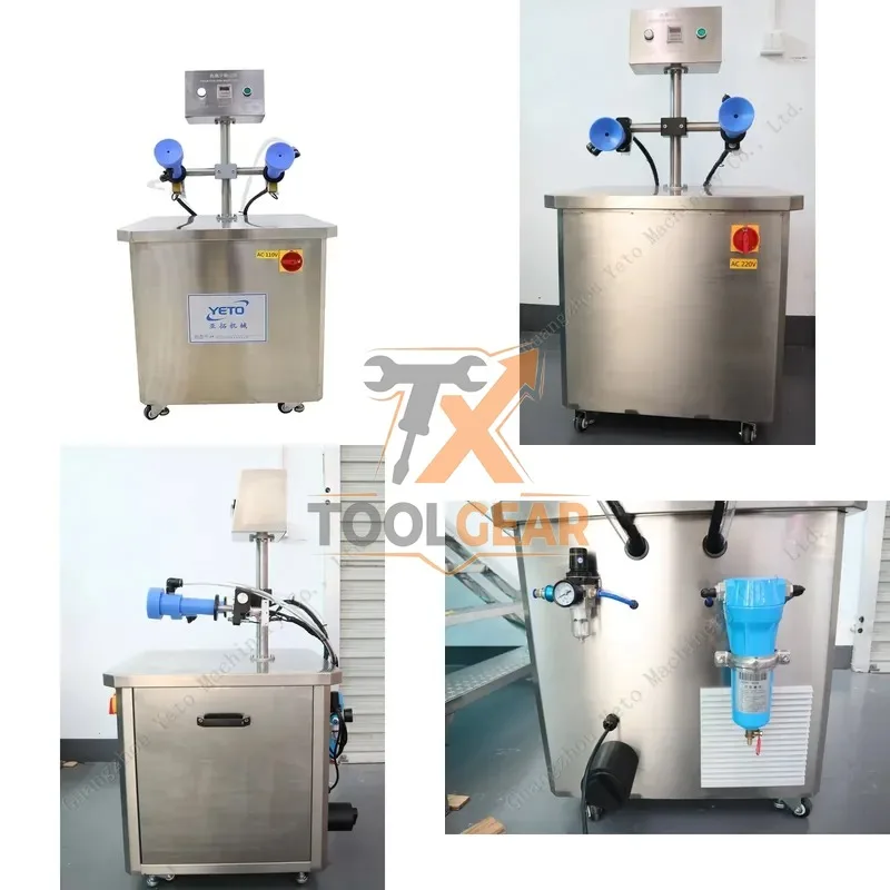 2026hotsale* Semi-Automatic Hydraulic Driven Perfume Bottle Washing Air Cleaning Machine for Glass Plastic Bottles Chemical