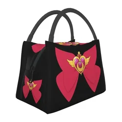 Custom Crisis Moon Compact Bow Sailors Lunch Bag Women Thermal Cooler Insulated Lunch Box for Work Pinic or Travel