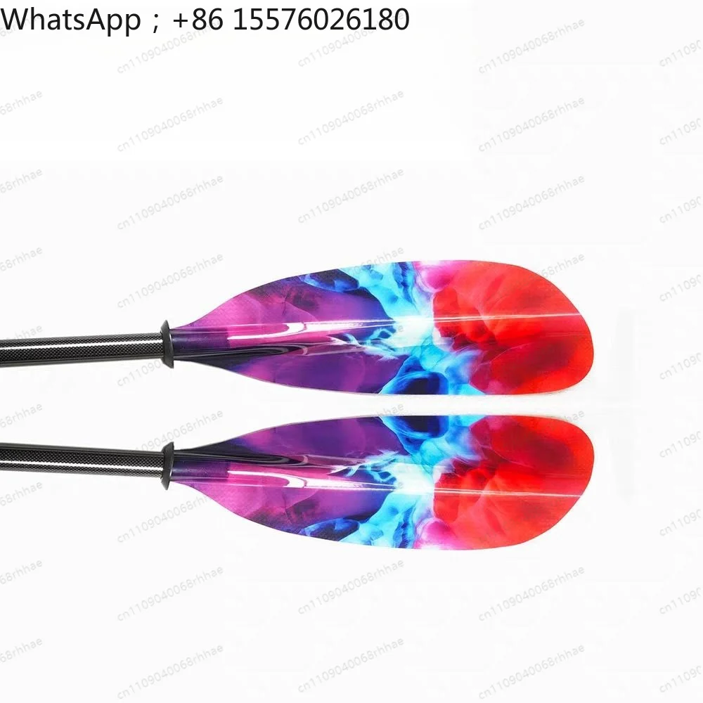 Fiberglass Blade Carbon Fi ber Paddle Bar Kayak Recreational Paddle, Double Head Paddle