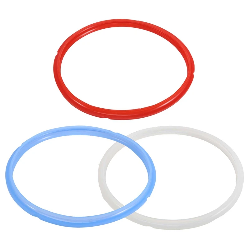 3 Pack Sealing Rings For Ninja Foodi 8 Quart Silicone Gasket Accessories Rubber Sealer Replacement For Air Fryer