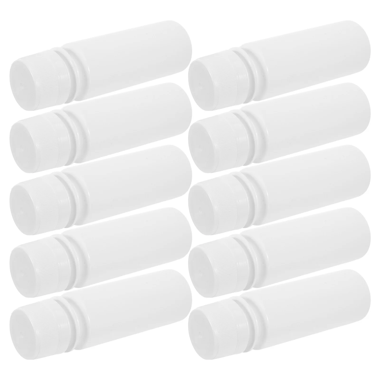 

12Pcs Plastic Oral Liquid Medicine Bottles Wide Mouth Screw Cap Leak Proof Safety Lid Pharmaceutical Reagent Jar Travel Pill