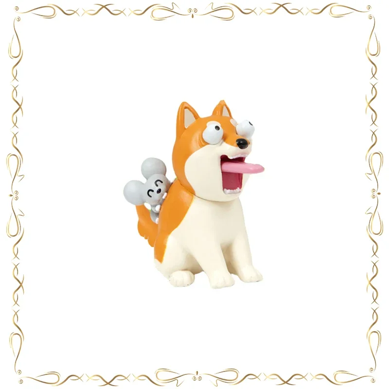 

Quilt Bite of Shiba Inu It's Funny Expression Gashapon Collection Desktop Ornament Action Figure Model Toys