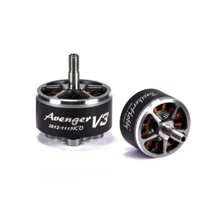 

Avenger 2812 V3 900KV 1115KV Brushless Motor 5-8S Titanium Alloy Hollow Shaft 7-9inch Propeller for RC