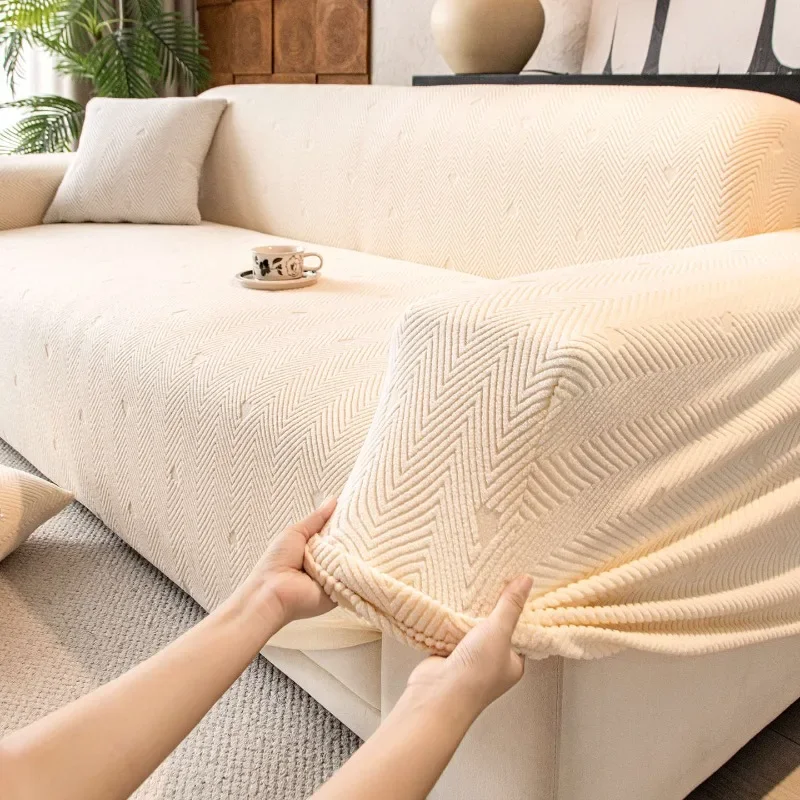 1pc Elastic Sofa Covers for Living Room Sofa Couch Cover Chair Protector 1/2/3/4-seater Geometric Sofa Slipcovers