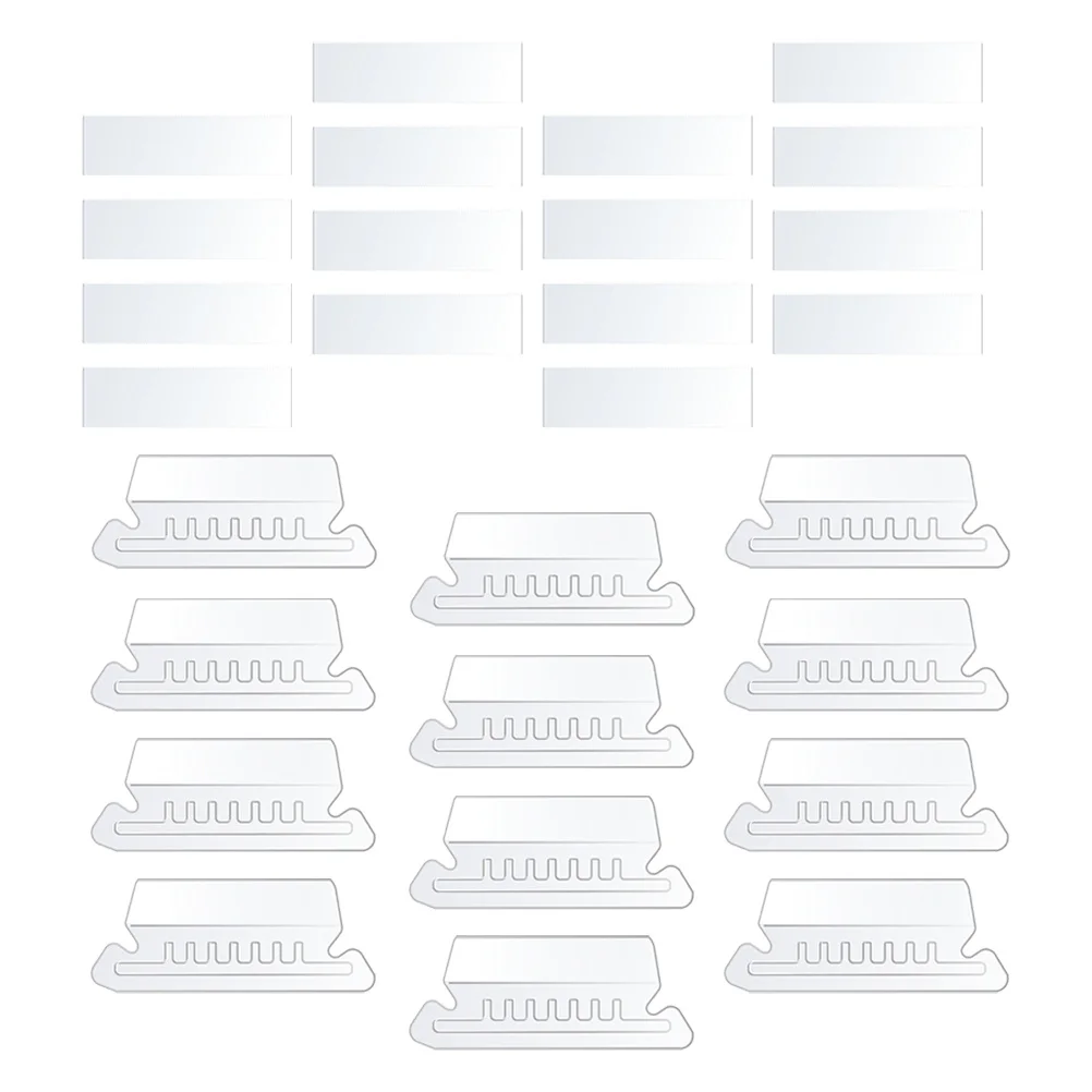 100Pcs File Folder Tabs Small Hanging Detachable Filing Labels File Identification Index Tabs Office Organizer