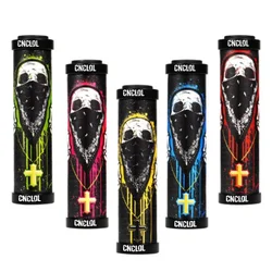 CNCLOL Bike Accessories Mtb Cuffs Bicycle Grips Lock On Handle Silicone Mountain Bike Grips Shockproof Cycling Handlebar Grips