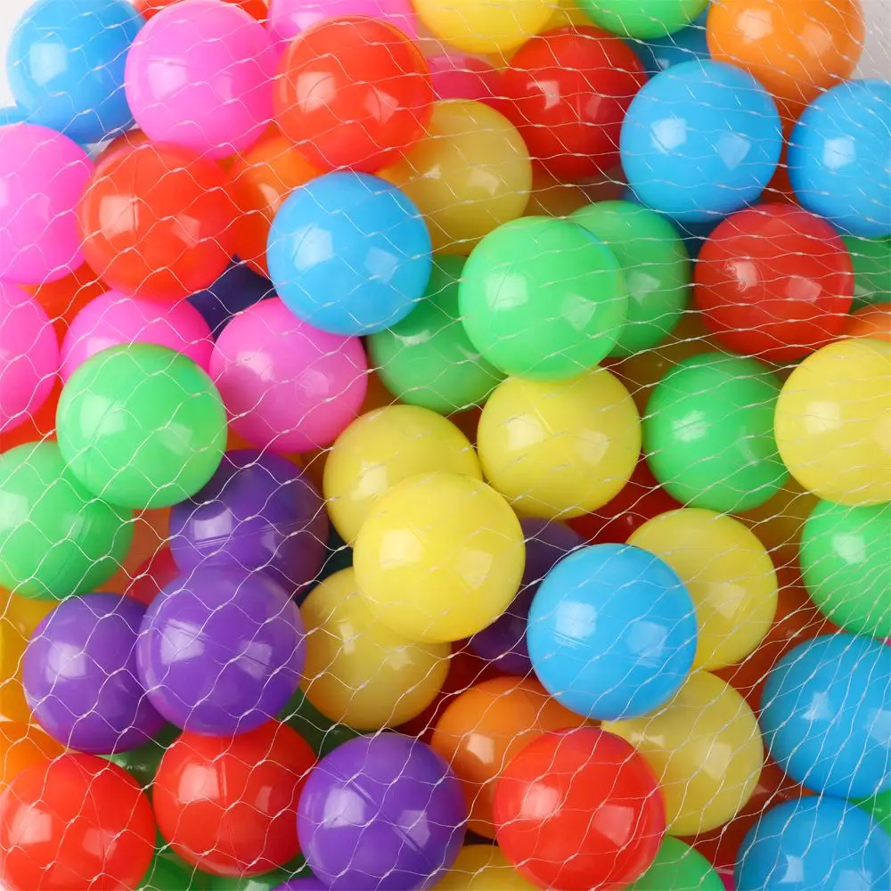 100 pezzi ecologici per bambini divertenti casa giocattolo all'aperto palla dell'onda dell'oceano palloncini d'aria colorati in plastica piscina d'acqua palla sportiva