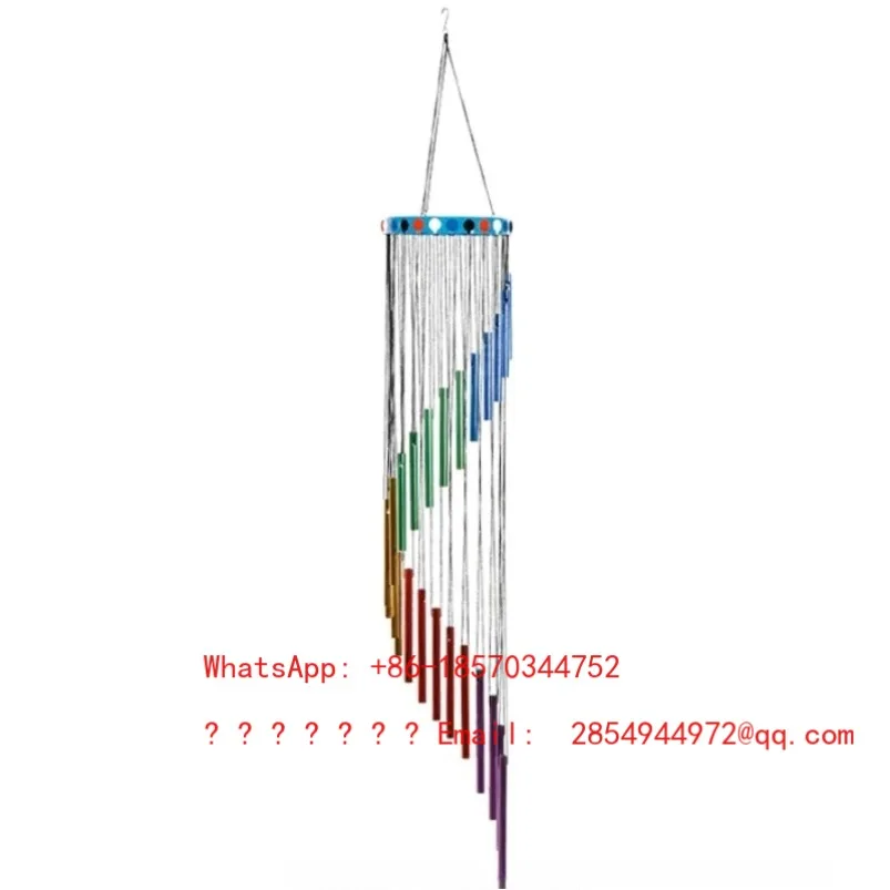 Wind Chimes with Advanced Feel, Rotating Wind Chimes Step By Step, Aluminum Tube Tuning Wind Chimes