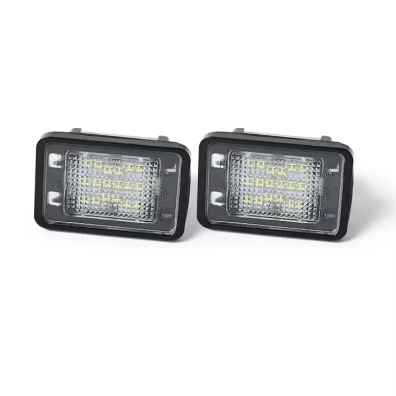 2pcs Error Free 15SMD White LED Number License Plate Light Lamps for Mercedes Benz GLK X204 2007 2008 2009 2010 2011 2012 2013