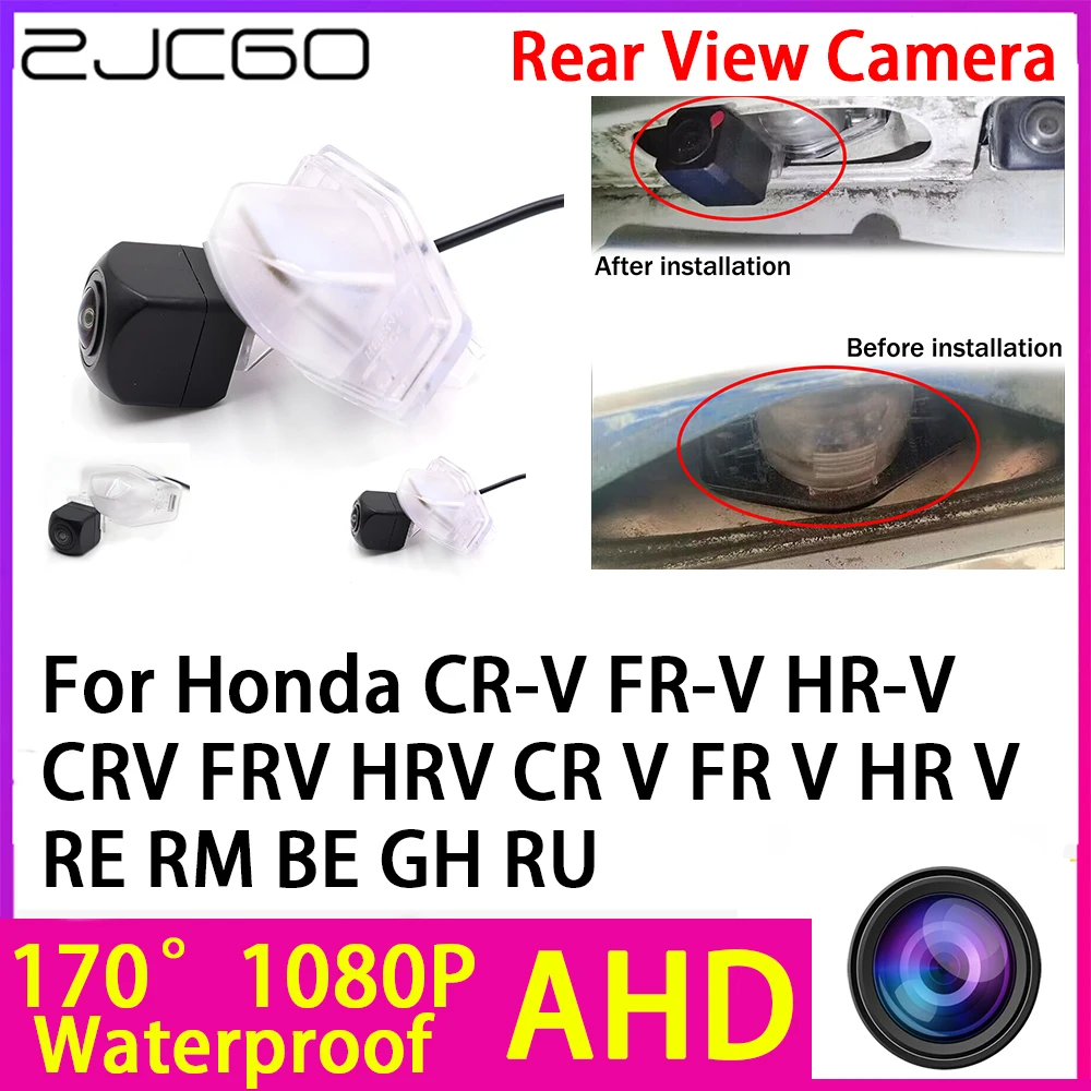 

AHD 1080P Reverse Rear View Camera Night Vision Waterproof for Honda CR-V FR-V HR-V CRV FRV HRV CR V FR V HR V RE RM BE GH RU