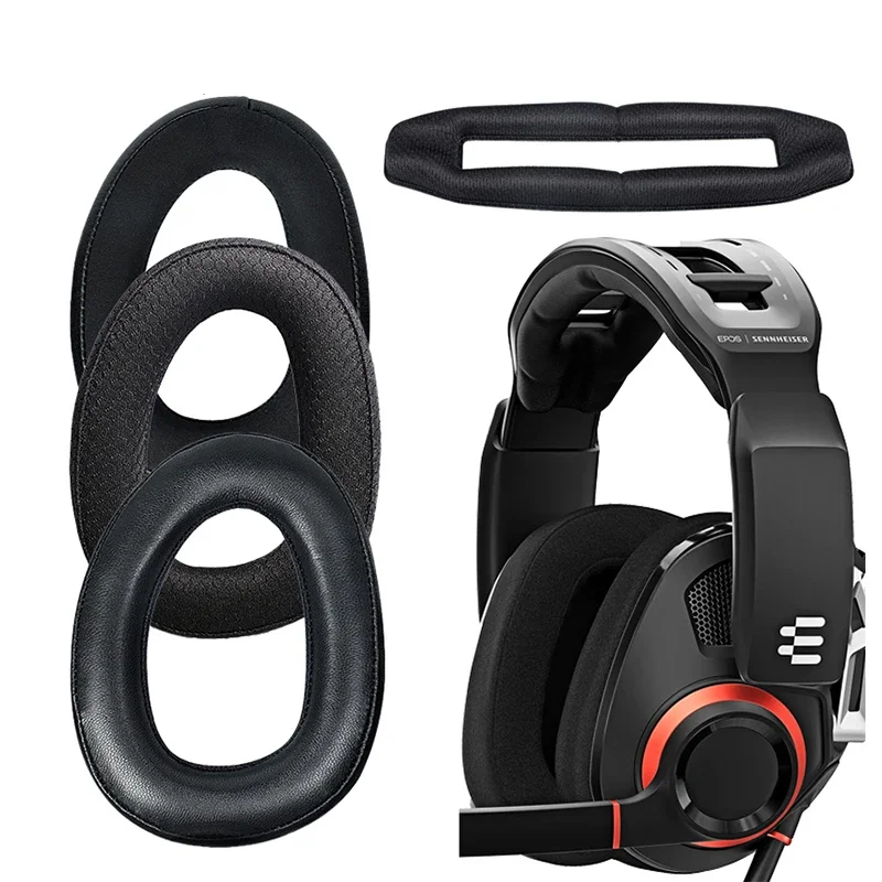 Sennheiser GSP 600 GSP600 GSP 500 게임용 헤드폰 헤드셋 이어폰 케이스 용 교체 이어 패드 이어 패드 폼 쿠션 커버