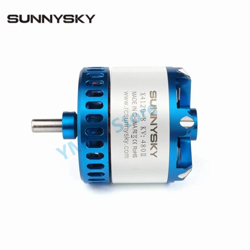 SunnySky X Series V3 X4120 KV480/KV550/KV650 6S Brushless Motors for RC Drone 70E 3D 3A Airplane Fixed Wing Helicopter