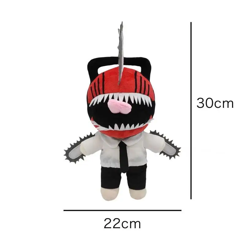 30Cm Chainsaw Man Denji Transformation Body Soft Plush Filling Hug Pillow Bed Decoration Accompanied By Toy Friend Holiday Gift