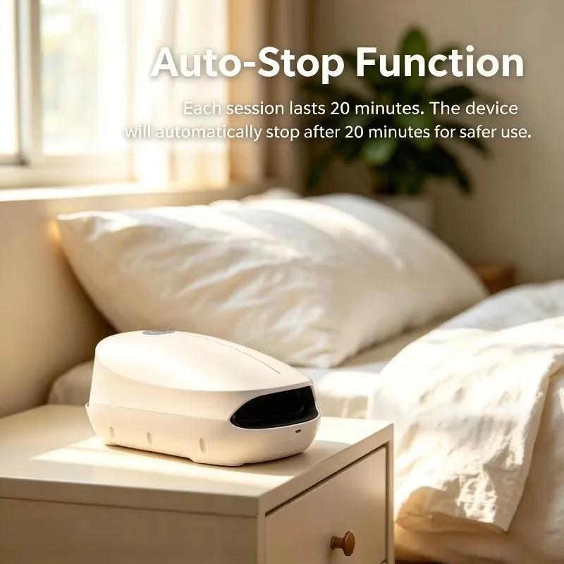 Air Compression Hand Massager with Heat, Kneading Palm & Finger Massager with Removable Liner