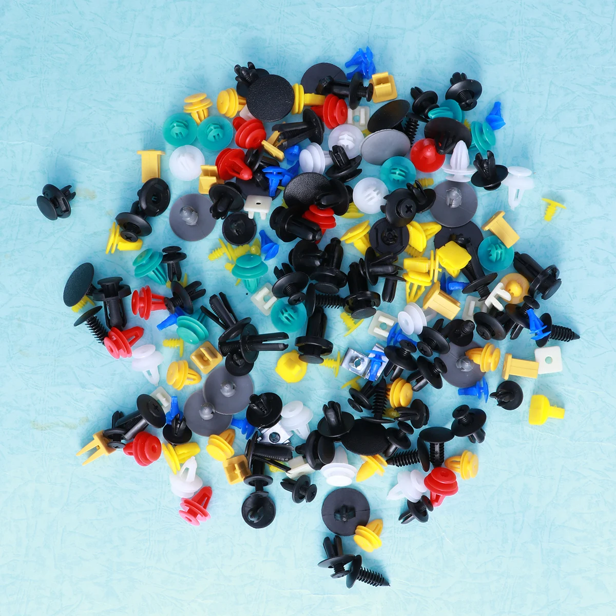 

200 pcs Car Interior Bumper Clips Push Pins Door Panel Trim Accessories Heavy Duty Black Nylon Vibration Resistant Easy Removal