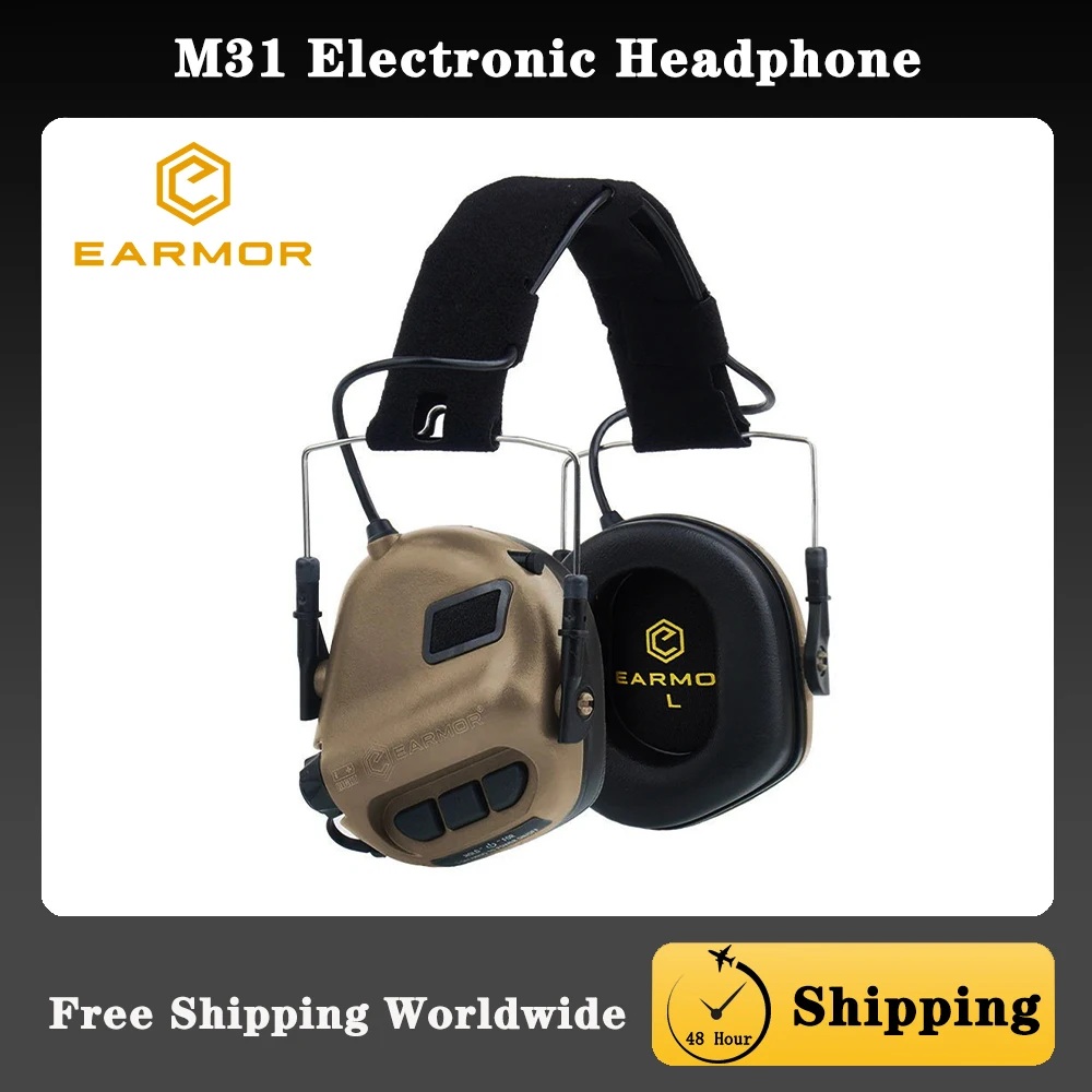 EARMOR M31 Headset mit Geräuschunterdrückung für elektronische Kommunikation, NR 22, wasserdichte