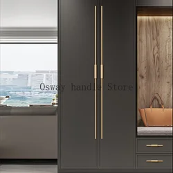 1000mm Black Long Cabinet Handle  Kitchen Knobs and Handles Drawer Knobs Pulls Furniture Handle Gold Door Hardware