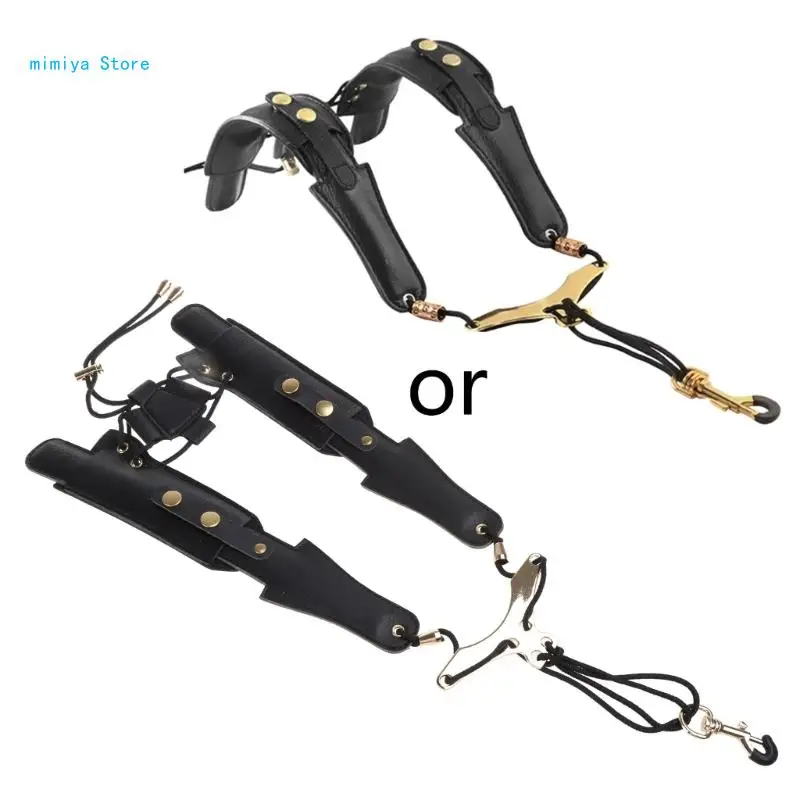 

pipi Adjustable Saxophone Neck Strap Padded Professional Sax Shoulder Harness