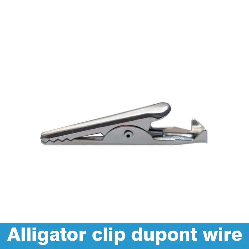 Clip de cocodrilo de Color DuPont, Cable de doble cabeza, fuente de alimentación, Cable de reparación de línea de prueba, Clip de 30/50cm, 22AWG
