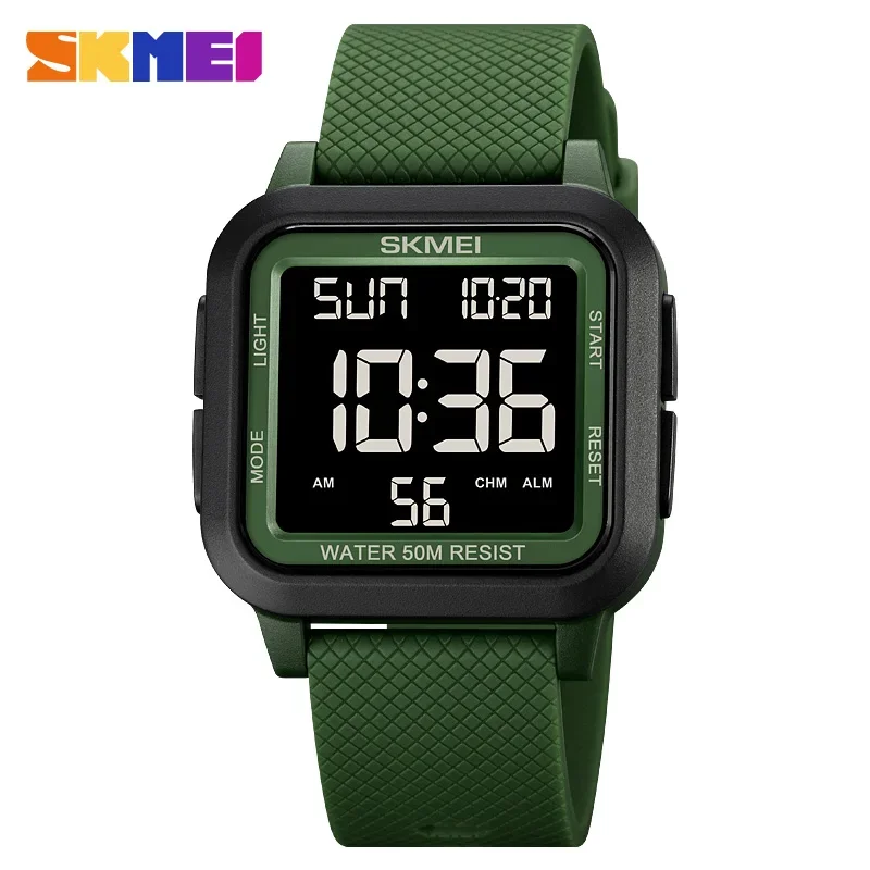 SKMEI Sport Watch for Men Military Electronic Waterproof LED Digital Mens Wristwatches Student Alarm Clock1858 Reloj Hombre 1894