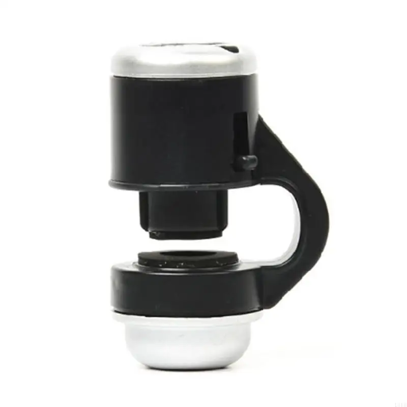 L1EE 30X Portable Clip Magnifier Loupe- UV-Microscope Phone with-Mini LED Cellphone