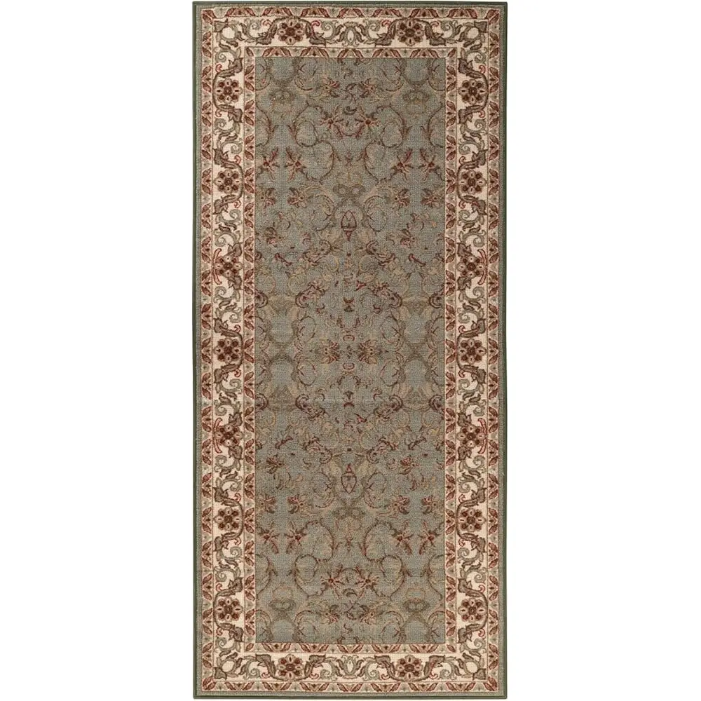 

Indoor Area Rug, Jute Backed Rugs For Bedroom, Living/Dining Room, Office, Entryway, Hallway, Kitchen, Traditional Floral